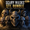 Scary Masks STL Bundle