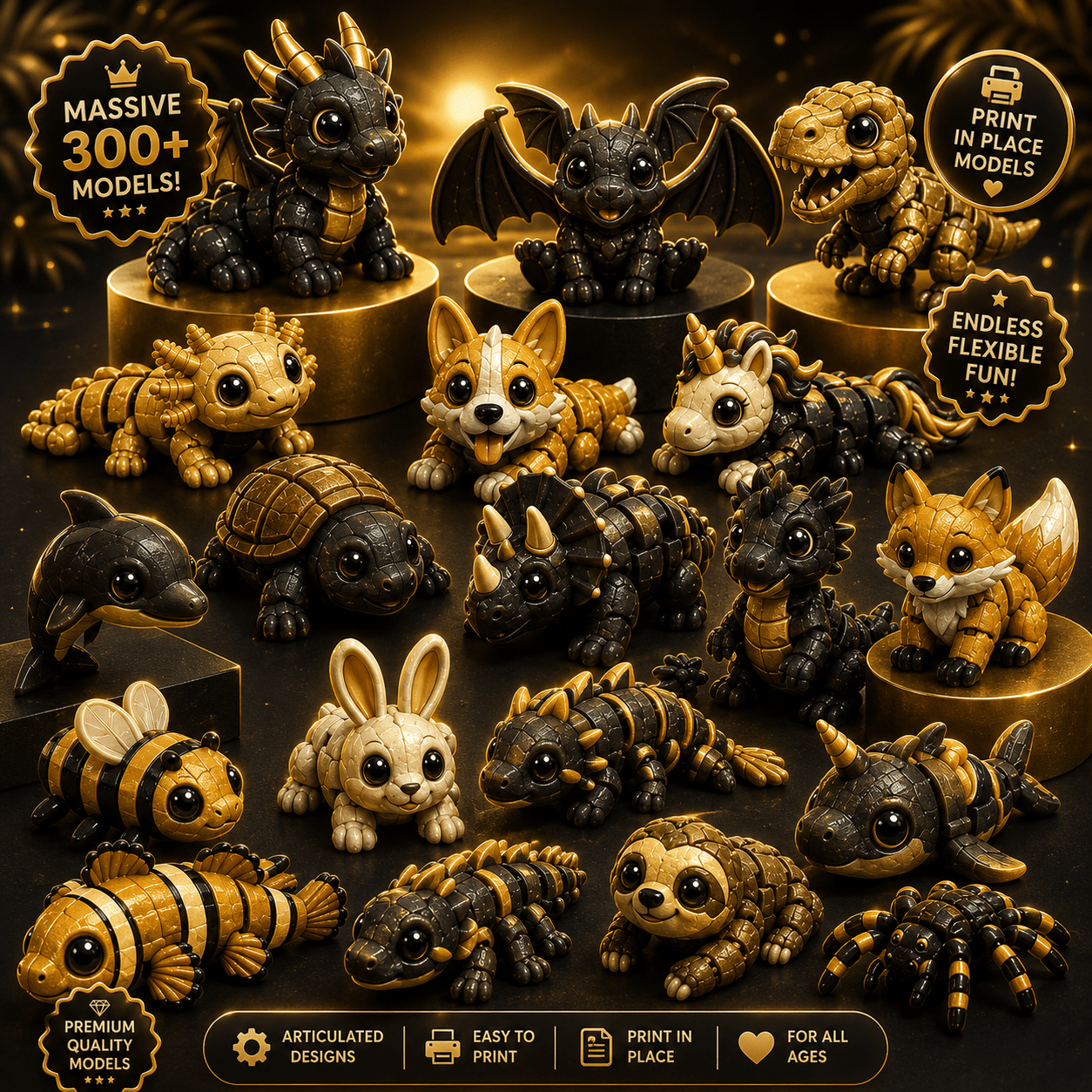3000+ Flexi Animals Mega Bundle - LayersCrafts3000+ Flexi Animals Mega Bundle