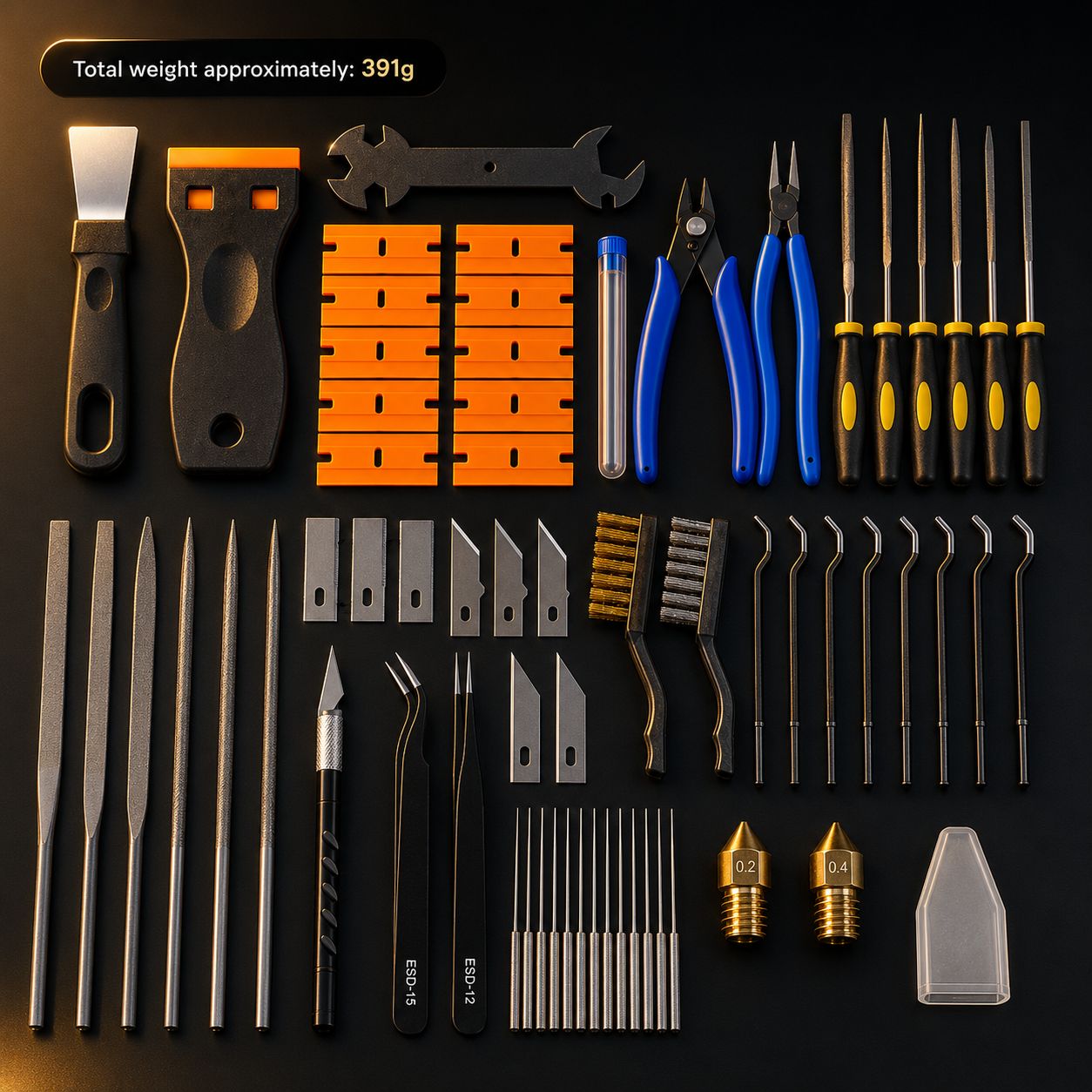 3D Print Finishing Tool Kit
