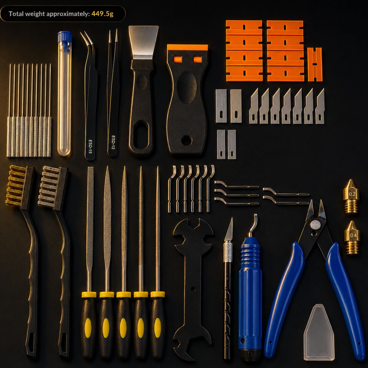 3D Print Finishing Tool Kit