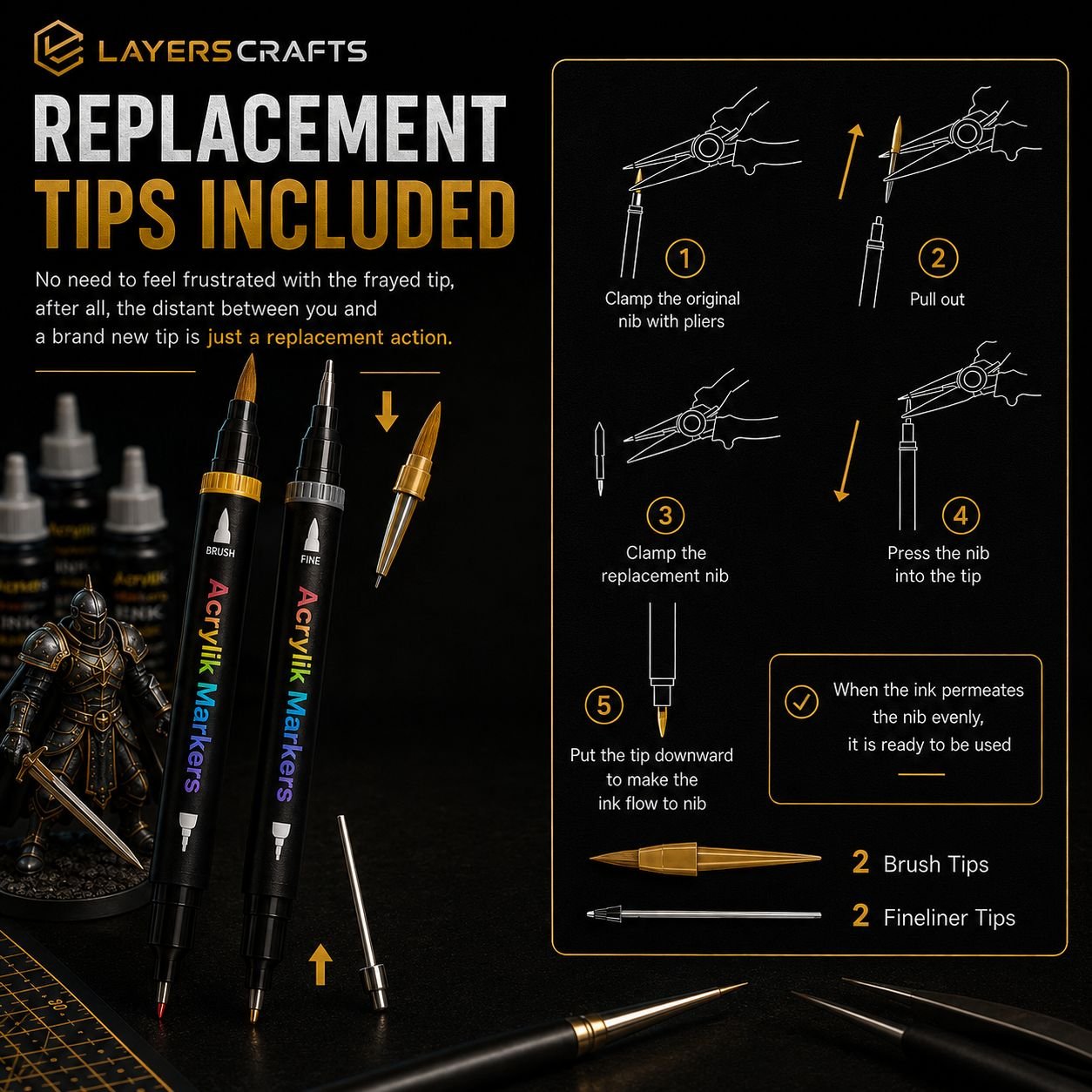 DetailPro™ Acrylic Markers - LayersCraftsDetailPro™ Acrylic Markers