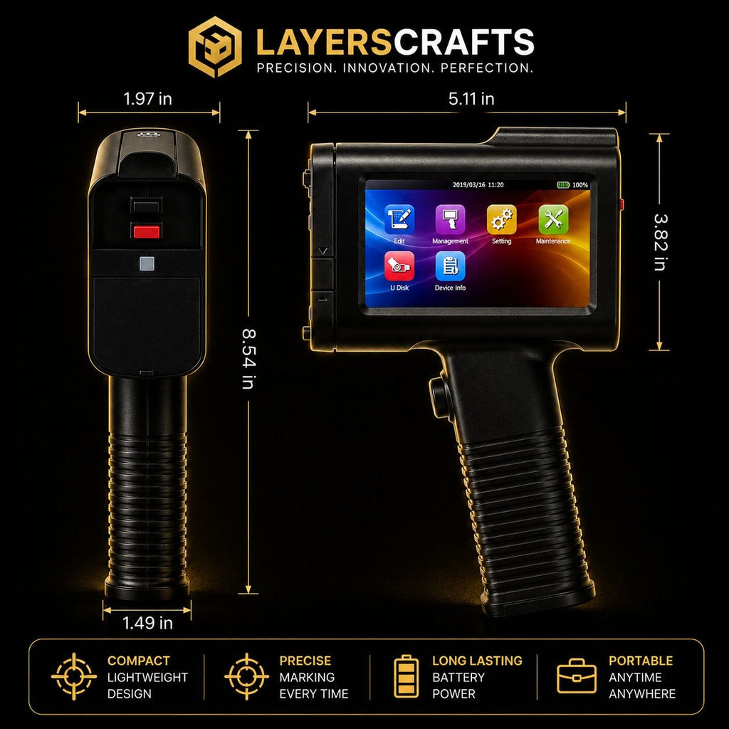 Handheld Inkjet Printer — Professional Portable Inkjet Printer - LayersCraftsHandheld Inkjet Printer — Professional Portable Inkjet Printer