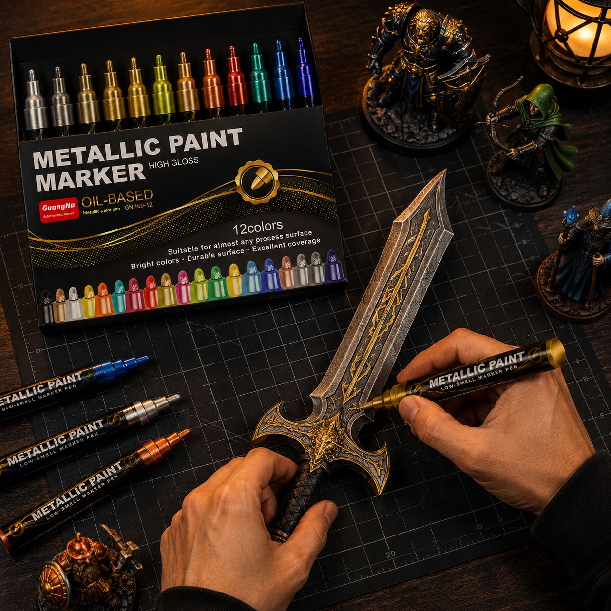 MetalPro™ Metallic Markers - LayersCraftsMetalPro™ Metallic Markers